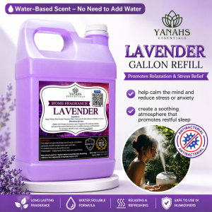 1 Gallon Lavender Water Based Scent Essential Oil Fragrance for Humidifier Air Freshener & Linen Spray