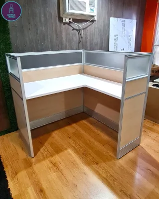Office Partition WorkStation Executive L-Type Cubicle 120x120 L Shape L Type