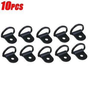20PCS Stainless Steel D Shape Pull Hook Tie Down Anchors Ring Iron Cargo Tie Down Ring Car Truck Trailers RV Boat Accessories