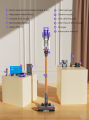 Laresar V7 Cordless Vacuum Cleaner 500W 50KPA Suction Power Handheld Smart Home Appliance Dust Cup Removable Battery. 