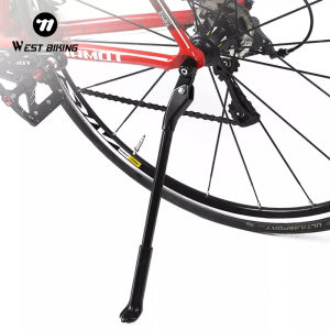 WEST BIKING Adjustable Bike Kickstand Parking Rack MTB Road Bike Support Side Kick Stand Bike Accessories
