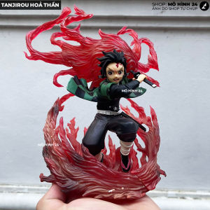 Mô hình Tanjirou Hoả Thần chém lửa thần lạc múa lửa kimetsu no yaiba Demon Slayer Figure anime decor