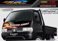 STIKER DECAL KAP DEPAN MAFIA CHILI MOBIL L300 / STIKER KABIN DEPAN MOBIL CARRY PICK UP / STICKER TERBARU GRANMAX. 