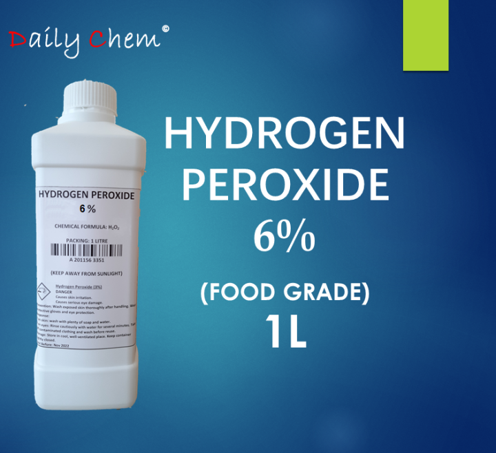 Hydrogen Peroxide 6 1L Food Grade Lazada