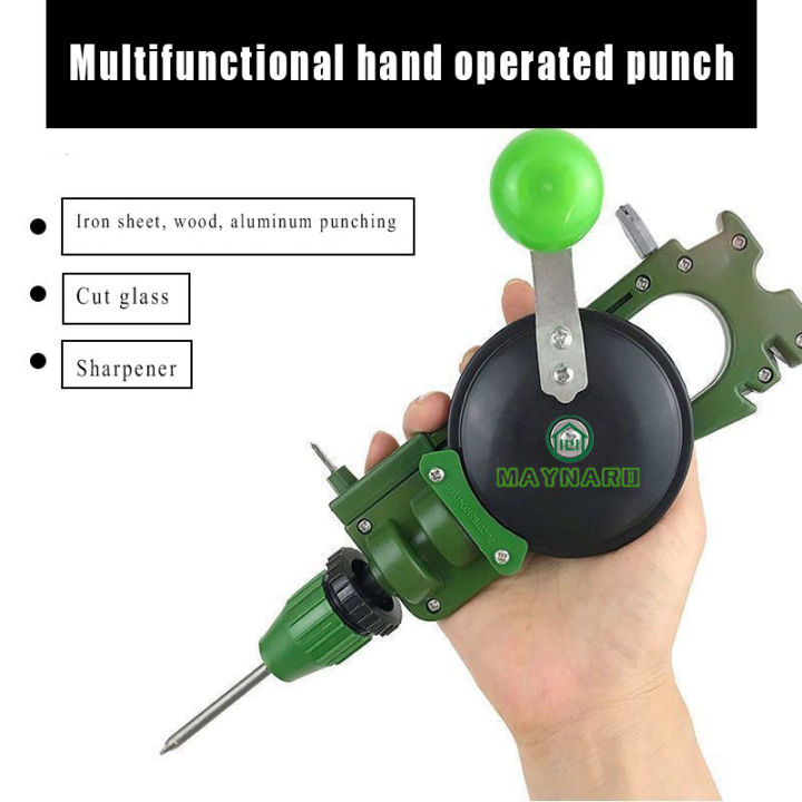 HandOperated Hole Puncher Glass Tile Hole Opener Integrated Handheld