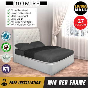 Living Mall Diomire Mia 14"/16"/18" SBD Storage Bed Pet Friendly Scratch-Resistant Fabric 27 Colours - With Mattress Add-On