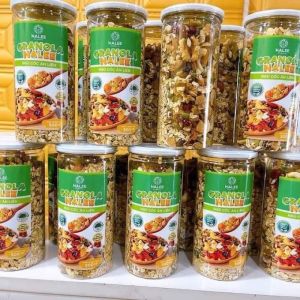 15kg/3 hộp ngũ cốc nalee Giảm Cân Ăn Kiêng Dinh Dưỡng granola TẶNG 1 BỘ gáo dừa + muỗng + 3 trà dưỡng nhan thảo mộc