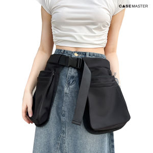 BC092 กระเป๋าคาดเอว Belt Bag อเนกประสงค์ กระเป๋าคาดเอวช่างแต่งหน้า ช่างทำผม ผ้าคาดเอวคาเฟ่