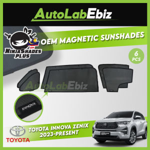 Toyota Innova Zenix 2023 2024 NinjaShades Plus OEM Magnetic Car Sunshades (6pcs/set)