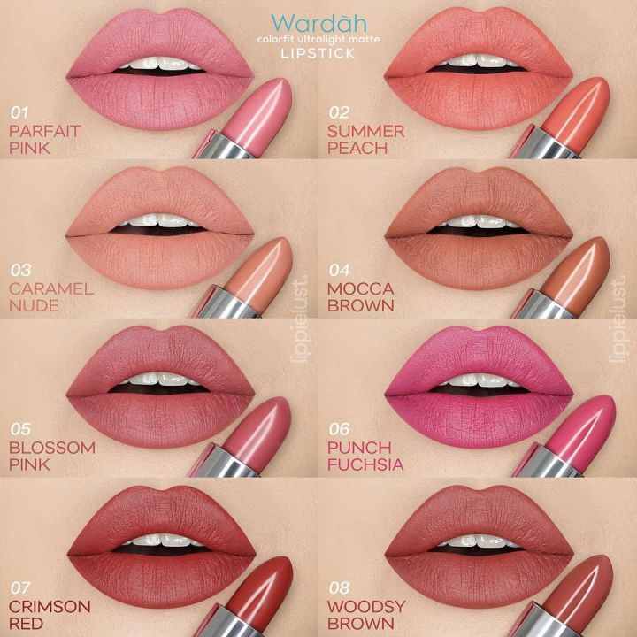 [ORIGINAL TERPERCAYA] Wardah Colorfit Ultralight Matte Lipstick - Semua Warna Tersedia Lengkap / Lipstik Wardah