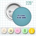 Motivational Button Pins Aesthetic Badge. 