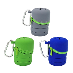 Portables Fly Fishing Accessory Box with Integrated Hook and Zippers Closures for Outdoor River Reservoirs Trip