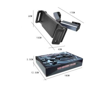 Giá treo ipad điện thoại xếp gọn dùng gắn lưng ghế trên xe hơi