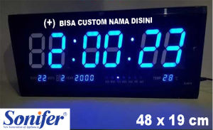 Sonifer JAM DINDING DIGITAL SMS-4819 LED 48 x 19 cm FREE REQUEST NAMA
