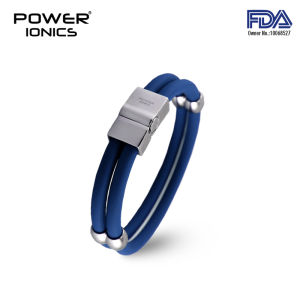 【FDA Registration】Power Ionics New Healthy Titanium Magnetic Double Style Sport Fashion Wristband Bracelet