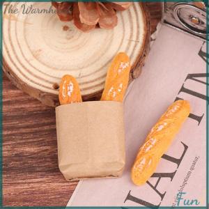 【The Warmheart】 1:12 Dollhouse Miniature bread Dolls Kitchen Food Accessories Simulation Toys