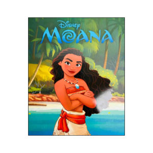 Disney Moana Picture Story Book For Kids To Read - Fiction - Picture Books - Tropical Island Scene Adventure Theme