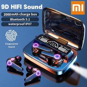 ♥จัดส่ง SFREE♥หูฟังไร้สายหูฟังสำหรับเล่นเกมหูฟังบลูทูธ TWS Earfone Bluetooth 9D เสียง HiFi จอแสดงผลแอลอีดีชุดหูฟังพร้อมไมโครโฟน JBL M19 2023