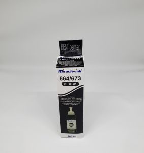 Tinta Printer Epson T6644 / T6734 100 ml Black Miracle Ink