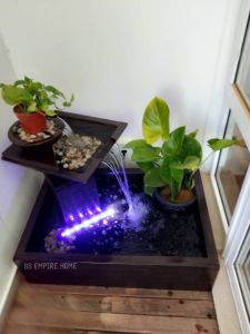 S60 Brown 3x2 Keladi Feng Shui Water Pond Fountain Kolam Air Sandstone Garden Water Feature Balinese 风水流水喷泉瀑布池 Fish