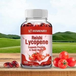 120pcs Reishi Lycopene 300mg - Anti-Aging Heart Digestion & Prostate Health