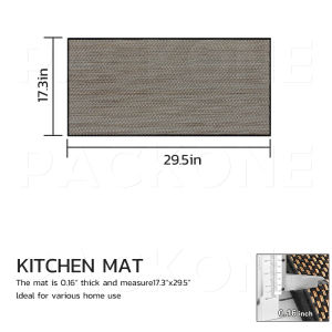 Kitchen Carpet Floor Mat Absorbent Household Linen Tikar Lantai Waterproof Non-Slip And Oil-Proof Suitable For Entrance Tikar Dapur Floor Mat