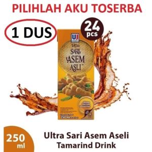 ULTRA SARI ASEM ASLI 250 ML - ( 1 DUS ISI 24 )