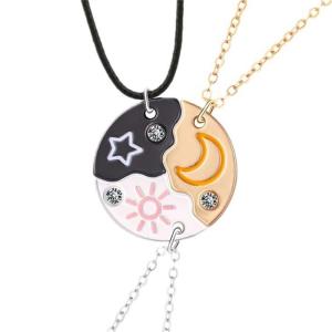 Multipuprose Celestials Collection Adjustable Chain Length Necklace for Trendy Women Friendship Gifts Ideas