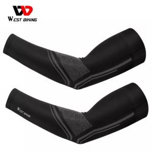 Tay Áo Chống Nắng Đạp Xe Tây Tay Áo Chạy Bộ Bằng Lụa Băng Bọc Cánh Tay Thể Thao Thoáng Khí Cho Nam Nữ