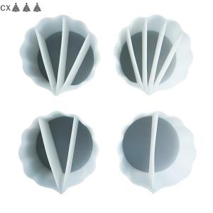 CX🎄💓💥 Silicone tách ly cho sơn đổ sơn acrylic đổ Cup 5 kênh ngăn DIY Nhựa Epoxy công cụ cho đồ trang sức làm thủ công