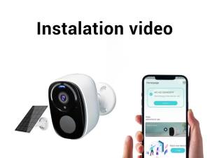 PEGATISAN 2K WiFi Rechargeable Battery Camera 2.4G Wireless Home Surveillance Security Camera Outdoor IP65 Work with O-Kam Pro
