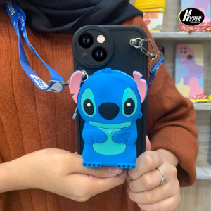 HA Case Dompet Karakter case oval Casing hp untuk OPPO A5S A15 A16 A37 A57 A74 F7 RENO 4 all type
