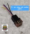 Relay with Socket 5 pins for horns and lights / 80amp. 