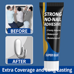 Bull Pulling Non-Drop High Strength Waterproof No-Nail Glue for Home Users  Strong Load-Bearing  Waterproof and Moisture-Proof  Powerful Adhesion