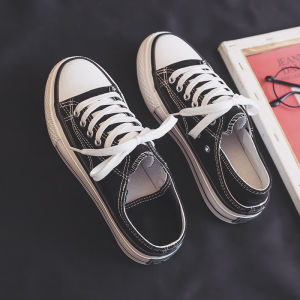 Ielgy 2024 Hàn Quốc nền tảng nâng cao giày vải gót bán Dép xu hướng thường đa năng