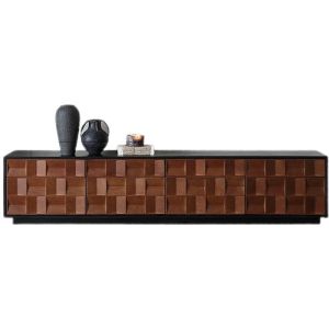 [PRE-ORDER] Solid Oak Vintage style  TV cabinet French retro style floor-standing living room home designer cabinet