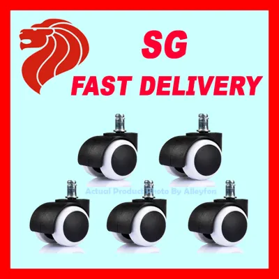 ❤️RECEIVE 1-2 DAY❤️ Castor Wheel Caster Wheel Stem Diameter 11mm for swivel roller universal chair / NOT SUITABLE for Ikea Chair / castor wheels