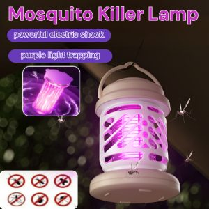 Electric Shock Mosquito Killer Lamp Rechargeable Uv Light Anti Mosquito Killer Lamp Outdoor Mosquito Killer Lamp