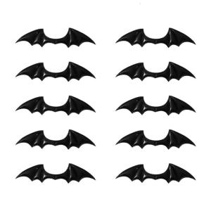 ปีกเขาปีศาจหนัง PU แข็งแรงทนทานสำหรับอุปกรณ์งานฝีมือฮาโลวีนการออกแบบประกอบอย่างรวดเร็ว