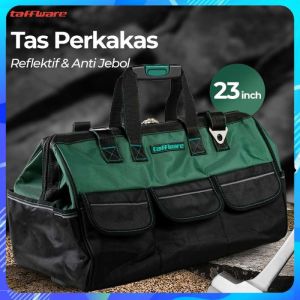 COD Tas perkakas peralatan multifungsi tukang bangunan kayu bengkel teknisi listrik bahan kuat / tas penyimpan alat2 mekanik teknik  tool box 13  16 18 inch
