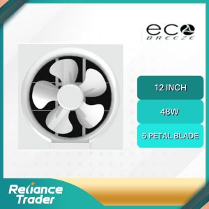 Eco Breeze Exhaust Fan With JKR Sirim WHITE / EB-12VF15 12”
