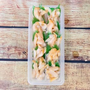 (CHỈ GIAO HCM) Ốc Tsubugai cắt lát chuẩn ăn sashimi khay 150G | Rã đông ăn liền giòn dai sựt sựt