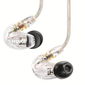 Shure SE215 Clear Sound Isolating IEM In-Ear Buds Headphones Earphones