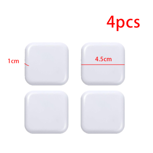 Self-Adhesive Door Stopper Silicone Bumper Pad 4pcs Wall Protector for Door Knob Handle Anti-Crash Noise Reduction