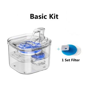Pet Water Dispenser Cat Fountain Running Water Drinker For Cat Dog Automatic Filter 2L