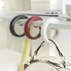 Movable Desk Bag Hook table hook bag hook Simple Solid Multifunction Portable Desk Side Stable Hanging Hooks Removable Bag Hanger for Home School Office Desk Organizer