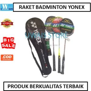 TERLARIS - Raket Badminton Bulutangkis YONEX ORIGINAL- BONUS TAS Badminton & GRIP Handuk - Bulutangkis Yonex - Raket yonex Original - Raket Bulutangkis / Raket Berkualitas