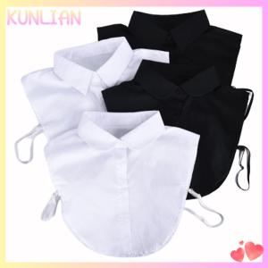 [KUNLIAN] Detachable Lapel collar Classic False Blouse Removable Women Men Accessory