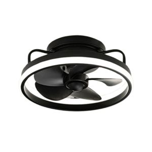 DUDAN Remote Control Ceiling Fan Stepless Dimming 2 in 1 Hanging Fan with LED Light\ Modern Eye Protection Ceiling Lamp Indoor Decor
