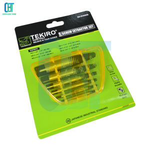 Tekiro Tap Balik Pembuka baut Patah 6pcs / Screw Extractor Set